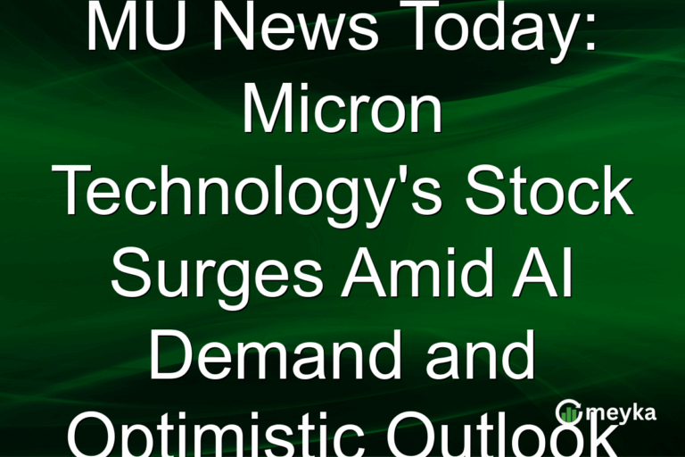 MU News Today: Micron Technology's Stock Surges Amid AI Demand and Optimistic Outlook