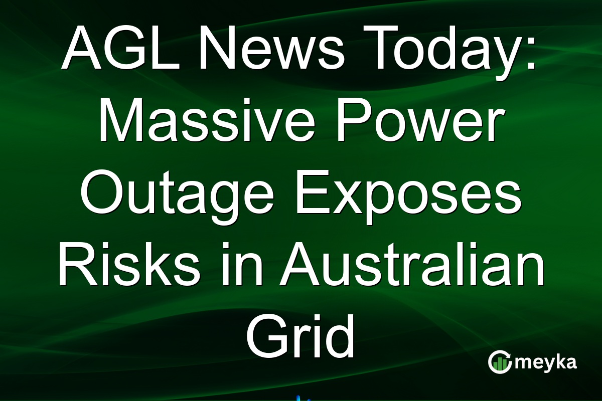 AGL News Today: Massive Power Outage Exposes Risks in Australian Grid