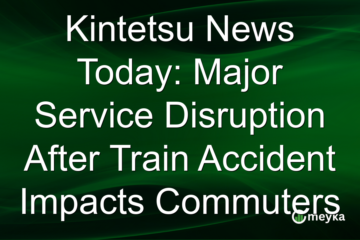 Kintetsu News Today: Major Service Disruption After Train Accident Impacts Commuters