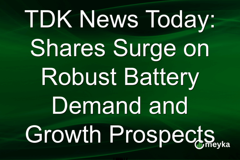 TDK News Today: Shares Surge on Robust Battery Demand and Growth Prospects