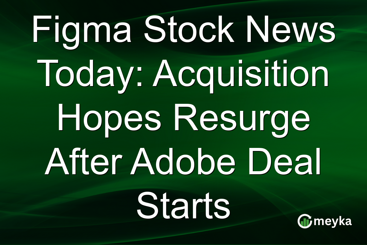 Figma Stock News Today: Acquisition Hopes Resurge After Adobe Deal Starts