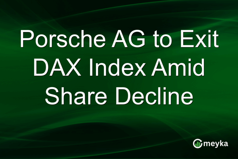 Porsche AG to Exit DAX Index Amid Share Decline