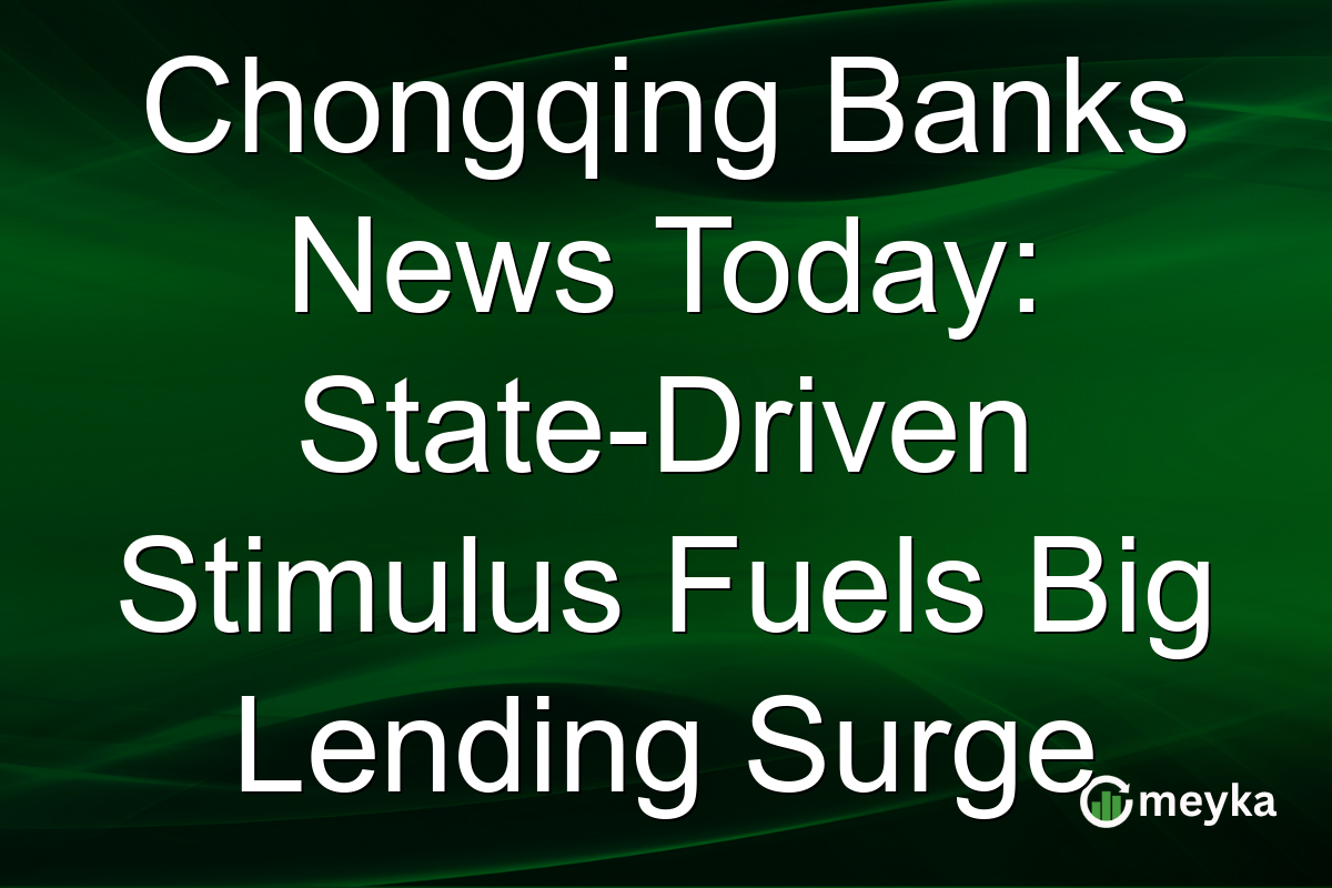 Chongqing Banks News Today: State-Driven Stimulus Fuels Big Lending Surge