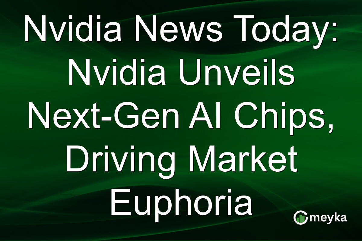 Nvidia News Today: Nvidia Unveils Next-Gen AI Chips, Driving Market Euphoria