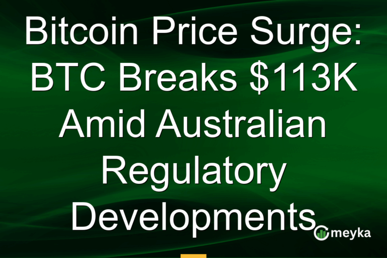 Bitcoin Price Surge: BTC Breaks $113K Amid Australian Regulatory Developments