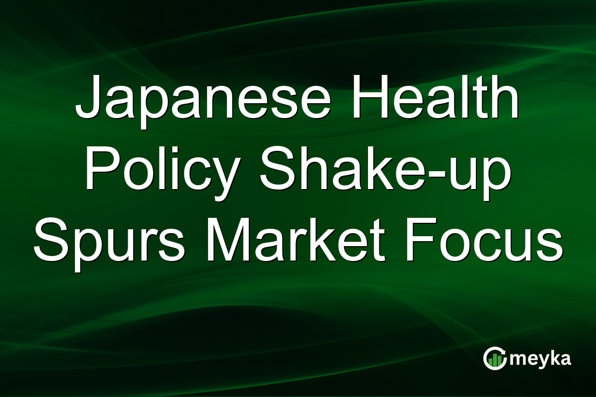 Japanese Health Policy Shake-up Spurs Market Focus