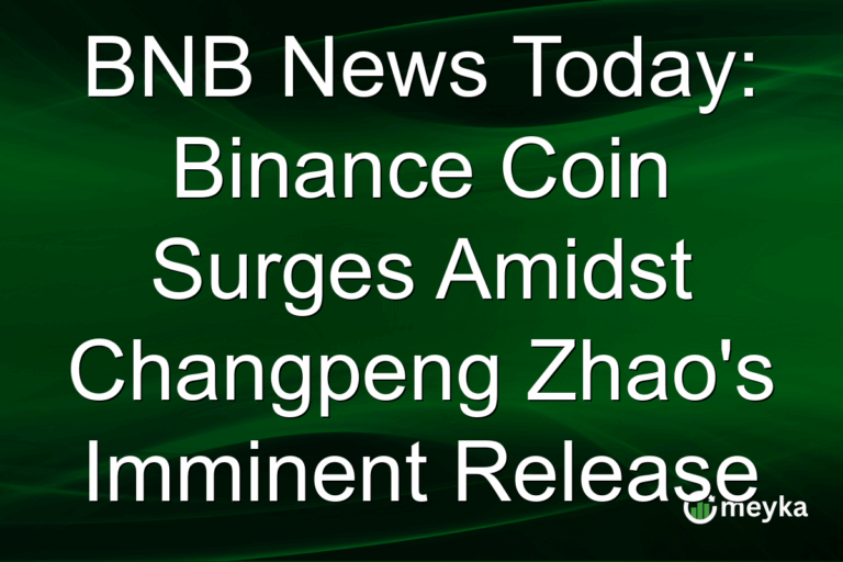 BNB News Today: Binance Coin Surges Amidst Changpeng Zhao's Imminent Release