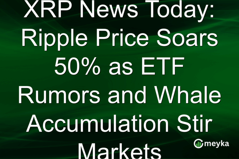 XRP News Today: Ripple Price Soars 50% as ETF Rumors and Whale Accumulation Stir Markets