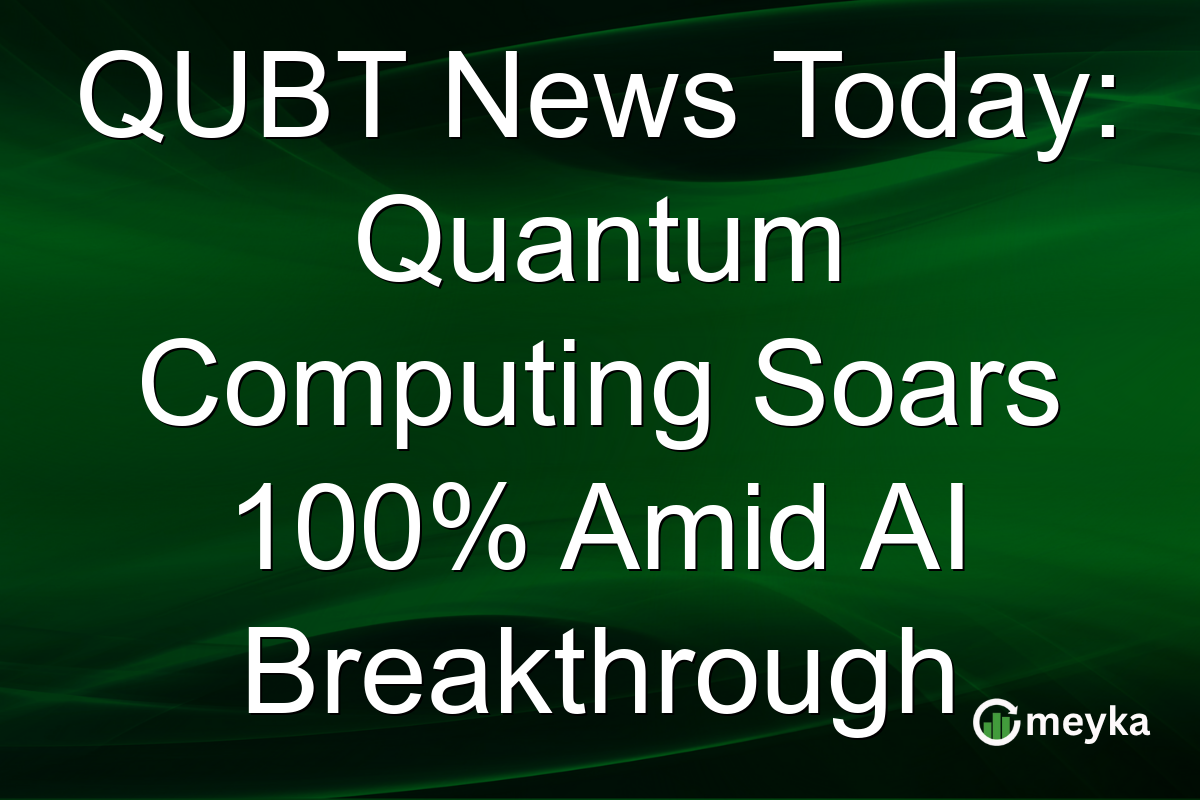QUBT News Today: Quantum Computing Soars 100% Amid AI Breakthrough
