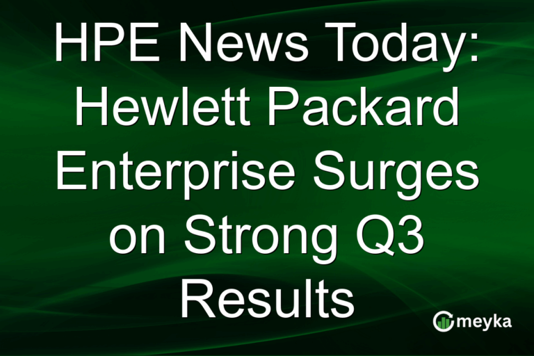 HPE News Today: Hewlett Packard Enterprise Surges on Strong Q3 Results