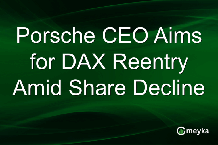Porsche CEO Aims for DAX Reentry Amid Share Decline
