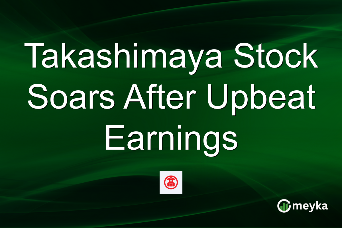 Takashimaya Stock Soars After Upbeat Earnings