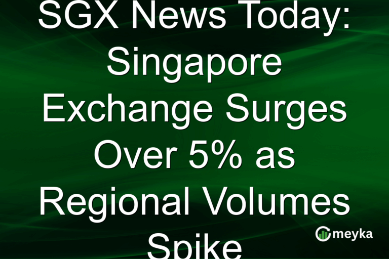 SGX News Today: Singapore Exchange Surges Over 5% as Regional Volumes Spike