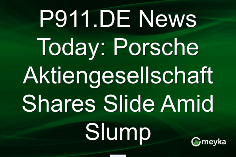 P911.DE News Today: Porsche Aktiengesellschaft Shares Slide Amid Slump