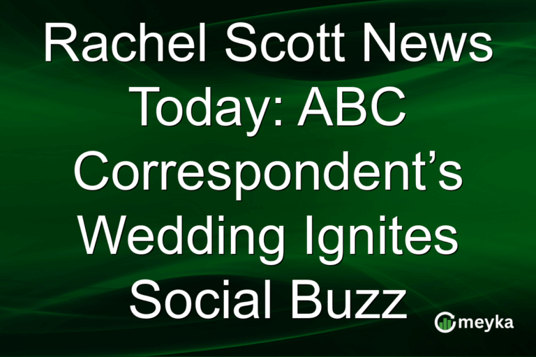 Rachel Scott News Today: ABC Correspondent’s Wedding Ignites Social Buzz