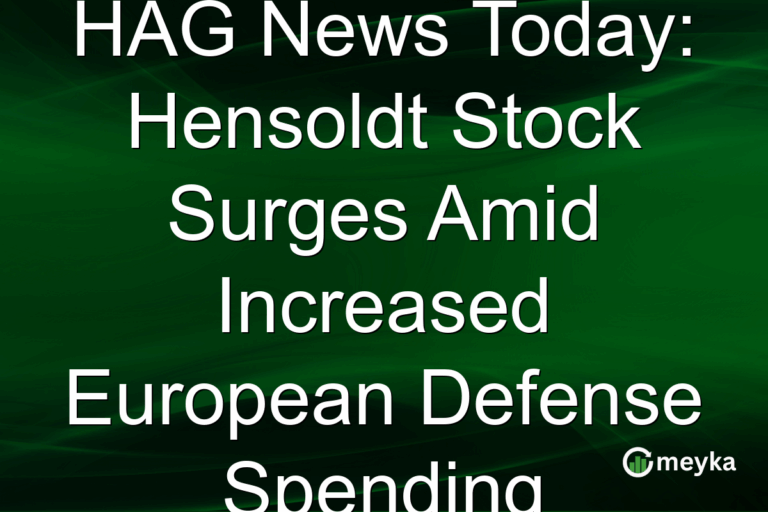 HAG News Today: Hensoldt Stock Surges Amid Increased European Defense Spending