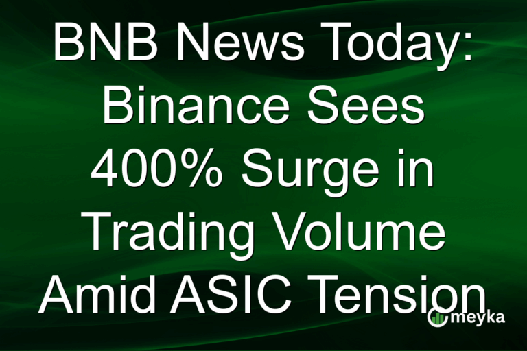 BNB News Today: Binance Sees 400% Surge in Trading Volume Amid ASIC Tension
