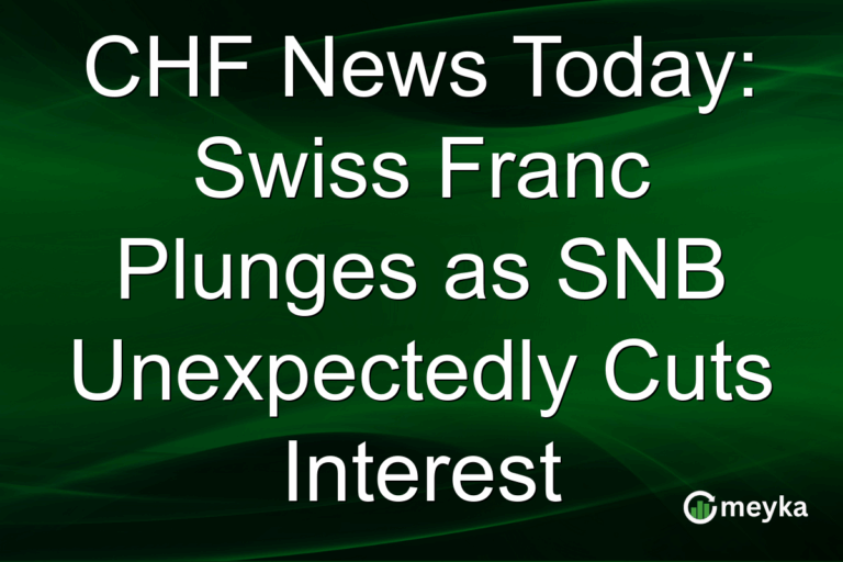 CHF News Today: Swiss Franc Plunges as SNB Unexpectedly Cuts Interest