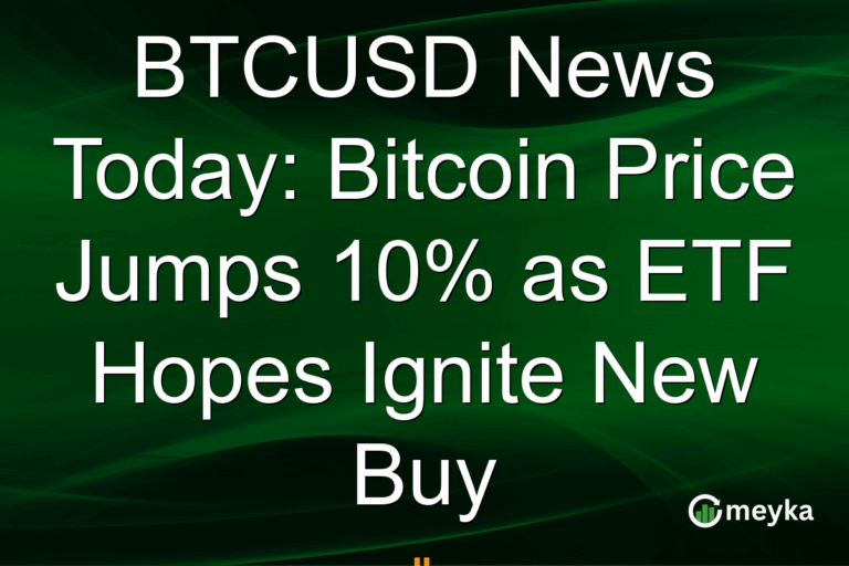 BTCUSD News Today: Bitcoin Price Jumps 10% as ETF Hopes Ignite New Buy