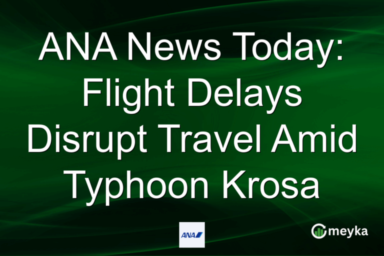 ANA News Today: Flight Delays Disrupt Travel Amid Typhoon Krosa