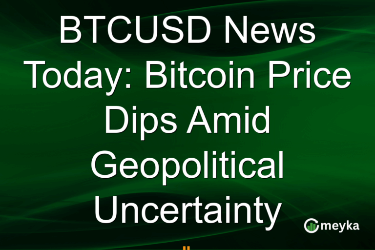 BTCUSD News Today: Bitcoin Price Dips Amid Geopolitical Uncertainty