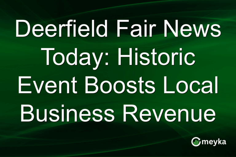 Deerfield Fair News Today: Historic Event Boosts Local Business Revenue