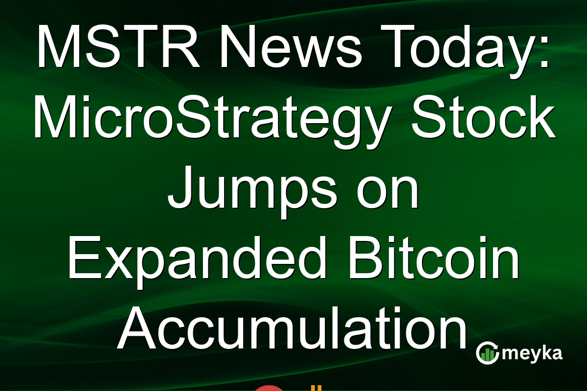 MSTR News Today: MicroStrategy Stock Jumps on Expanded Bitcoin Accumulation