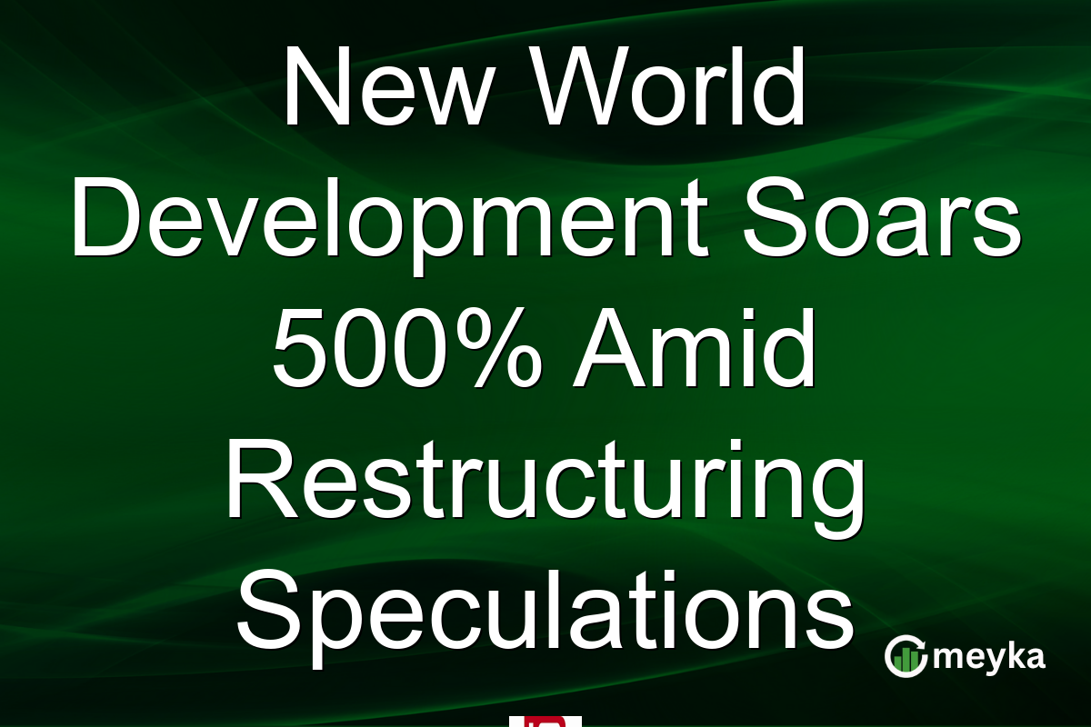 New World Development Soars 500% Amid Restructuring Speculations