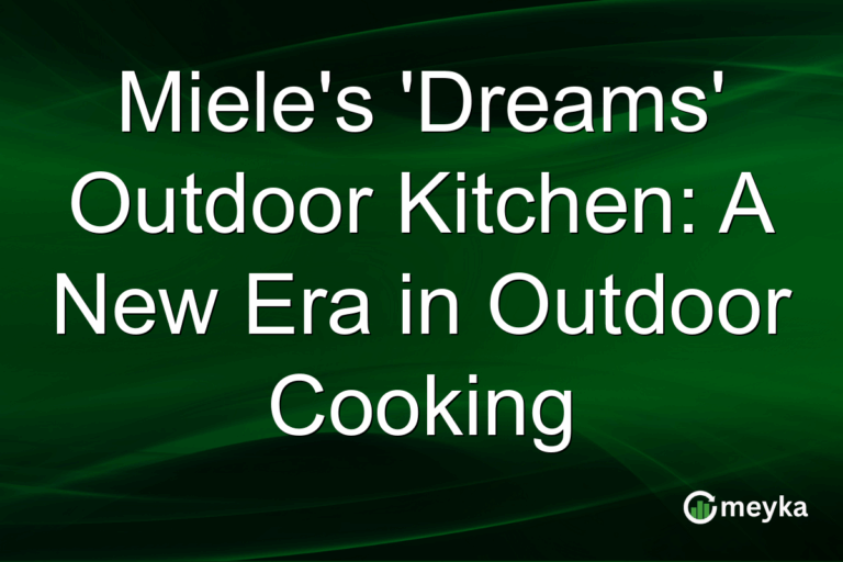 Miele's 'Dreams' Outdoor Kitchen: A New Era in Outdoor Cooking