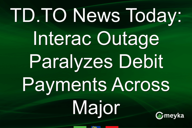 TD.TO News Today: Interac Outage Paralyzes Debit Payments Across Major