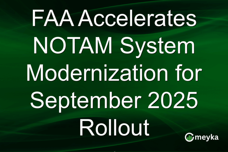 FAA Accelerates NOTAM System Modernization for September 2025 Rollout