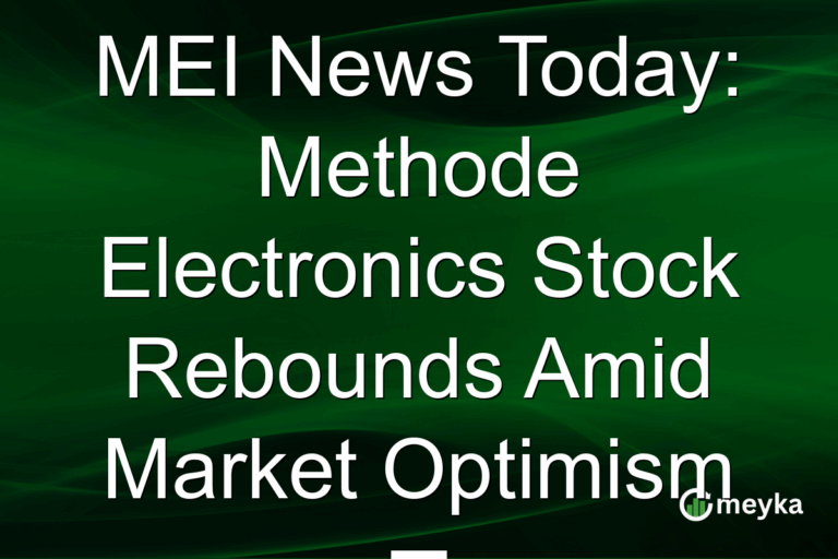 MEI News Today: Methode Electronics Stock Rebounds Amid Market Optimism