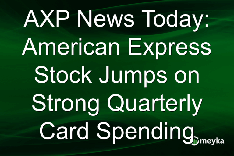 AXP News Today: American Express Stock Jumps on Strong Quarterly Card Spending