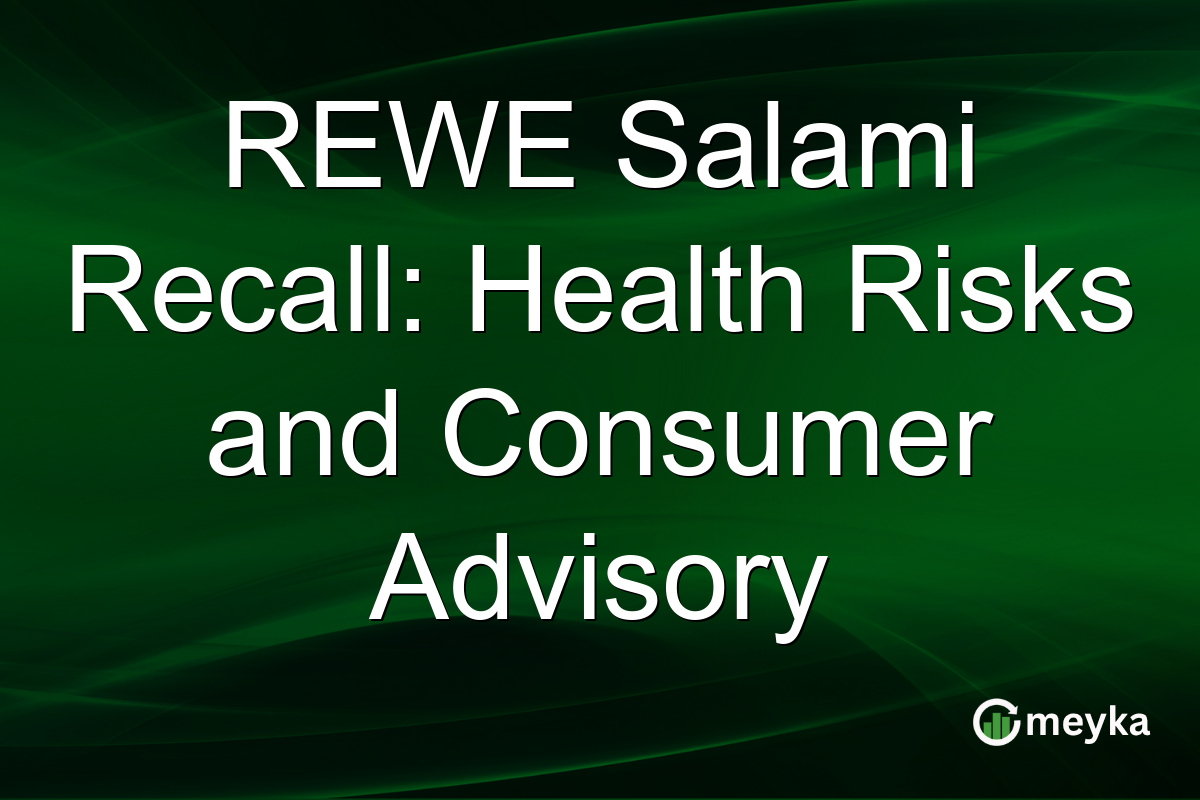 REWE Salami Recall: Health Risks and Consumer Advisory