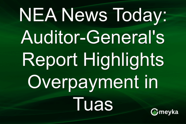 NEA News Today: Auditor-General's Report Highlights Overpayment in Tuas