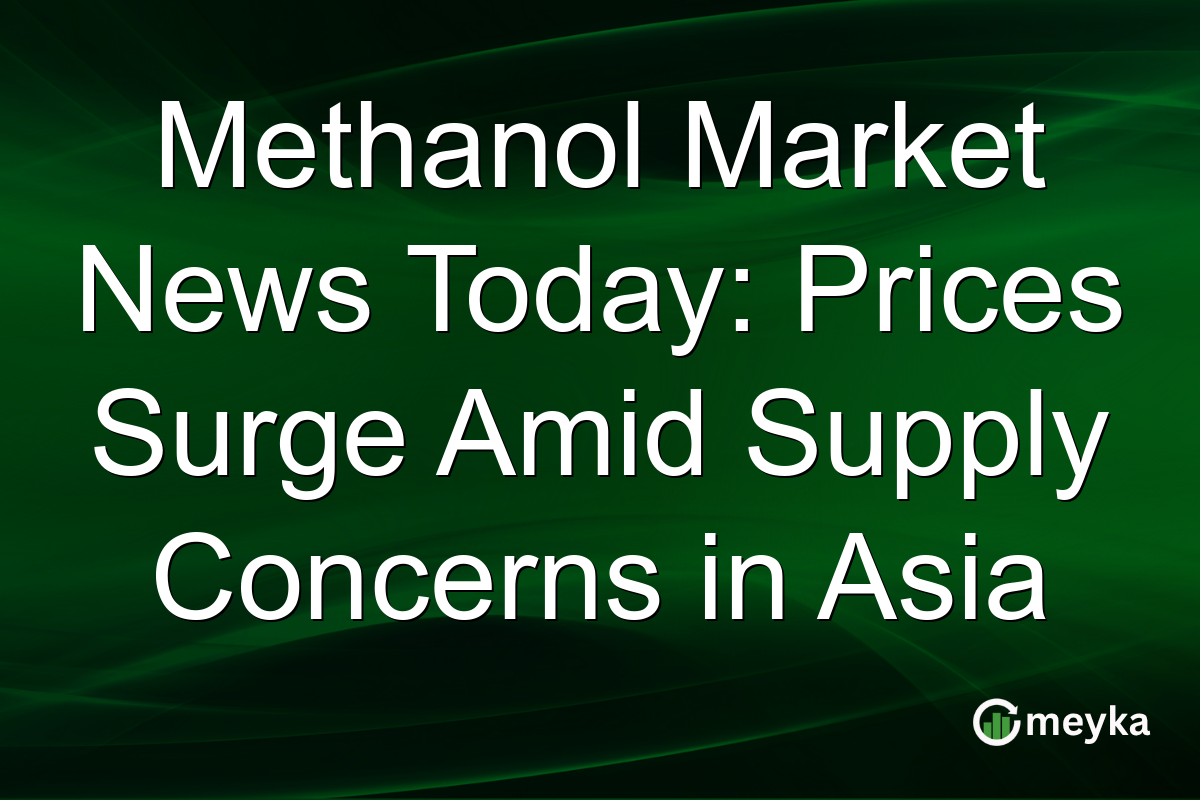 Methanol Market News Today: Prices Surge Amid Supply Concerns in Asia