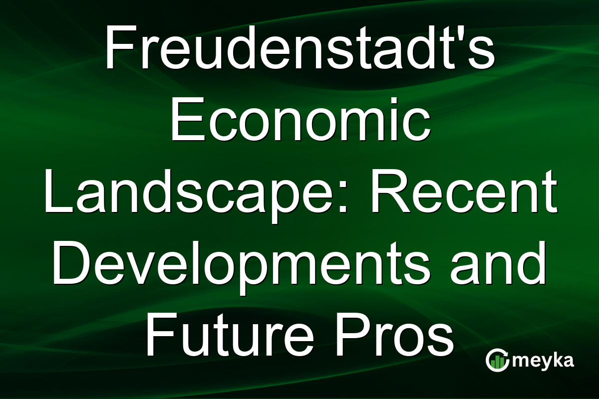 Freudenstadt's Economic Landscape: Recent Developments and Future Pros