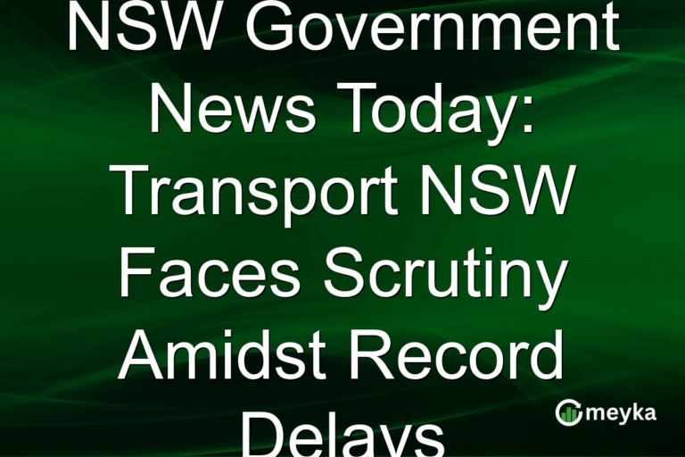 NSW Government News Today: Transport NSW Faces Scrutiny Amidst Record Delays