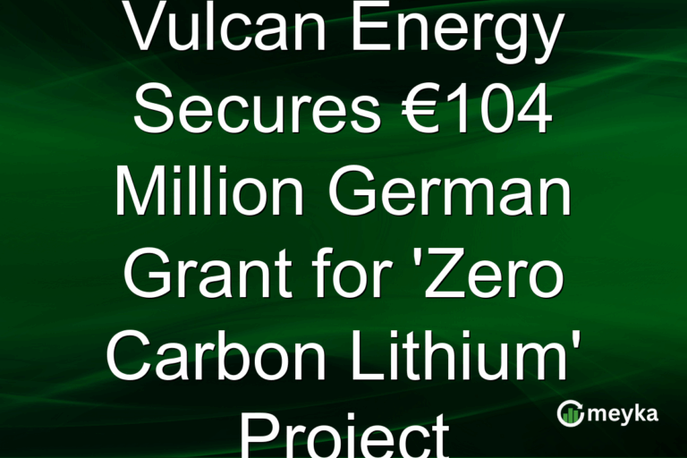 Vulcan Energy Secures €104 Million German Grant for 'Zero Carbon Lithium' Project