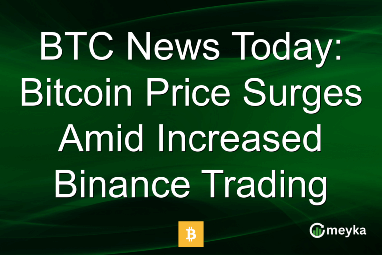 BTC News Today: Bitcoin Price Surges Amid Increased Binance Trading