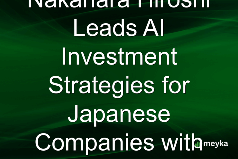 Nakahara Hiroshi Leads AI Investment Strategies for Japanese Companies with BCG's New Vision