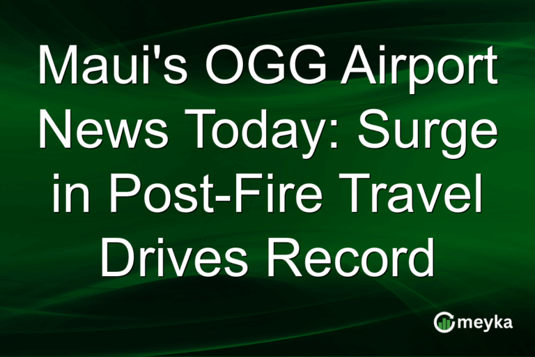 Maui's OGG Airport News Today: Surge in Post-Fire Travel Drives Record