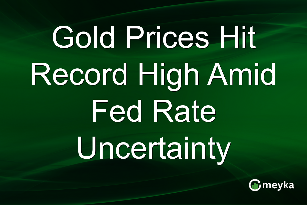 Gold Prices Hit Record High Amid Fed Rate Uncertainty