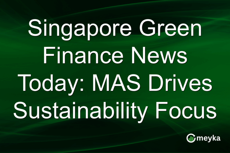Singapore Green Finance News Today: MAS Drives Sustainability Focus