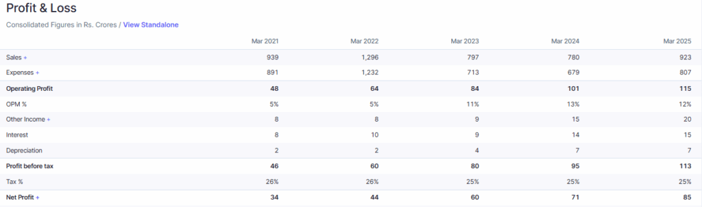 iValue Infosolutions Ltd Financials Overview