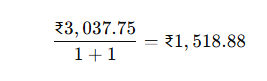 formula for calculating the adjusted share price