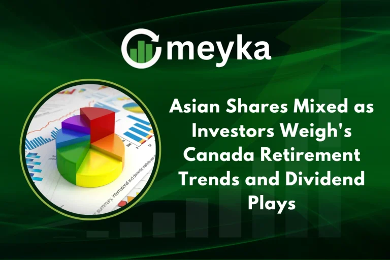 Global investors analyzing Canada retirement trends with graphs showing dividend growth and aging population insights.