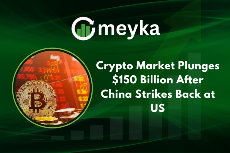 Traders monitoring live charts as the Crypto Market plunges $150 billion after China’s retaliation against the U.S.