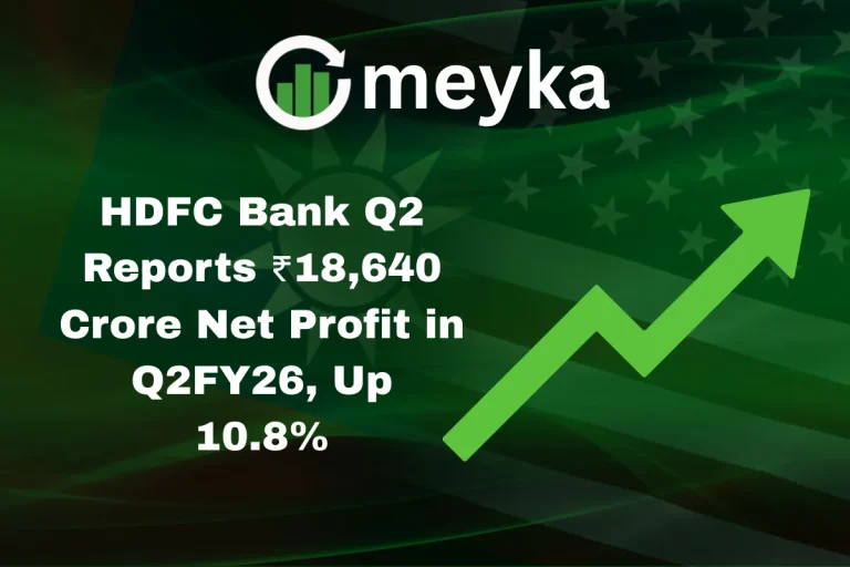 HDFC Bank Q2 Reports ₹18,640 Crore Net Profit in Q2FY26, Up 10.8%