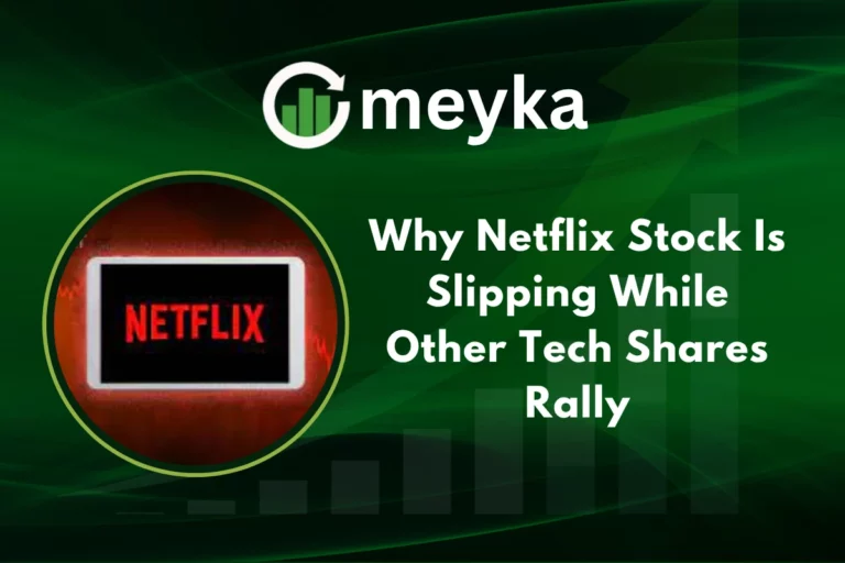 Netflix stock performance showing market highs and lows